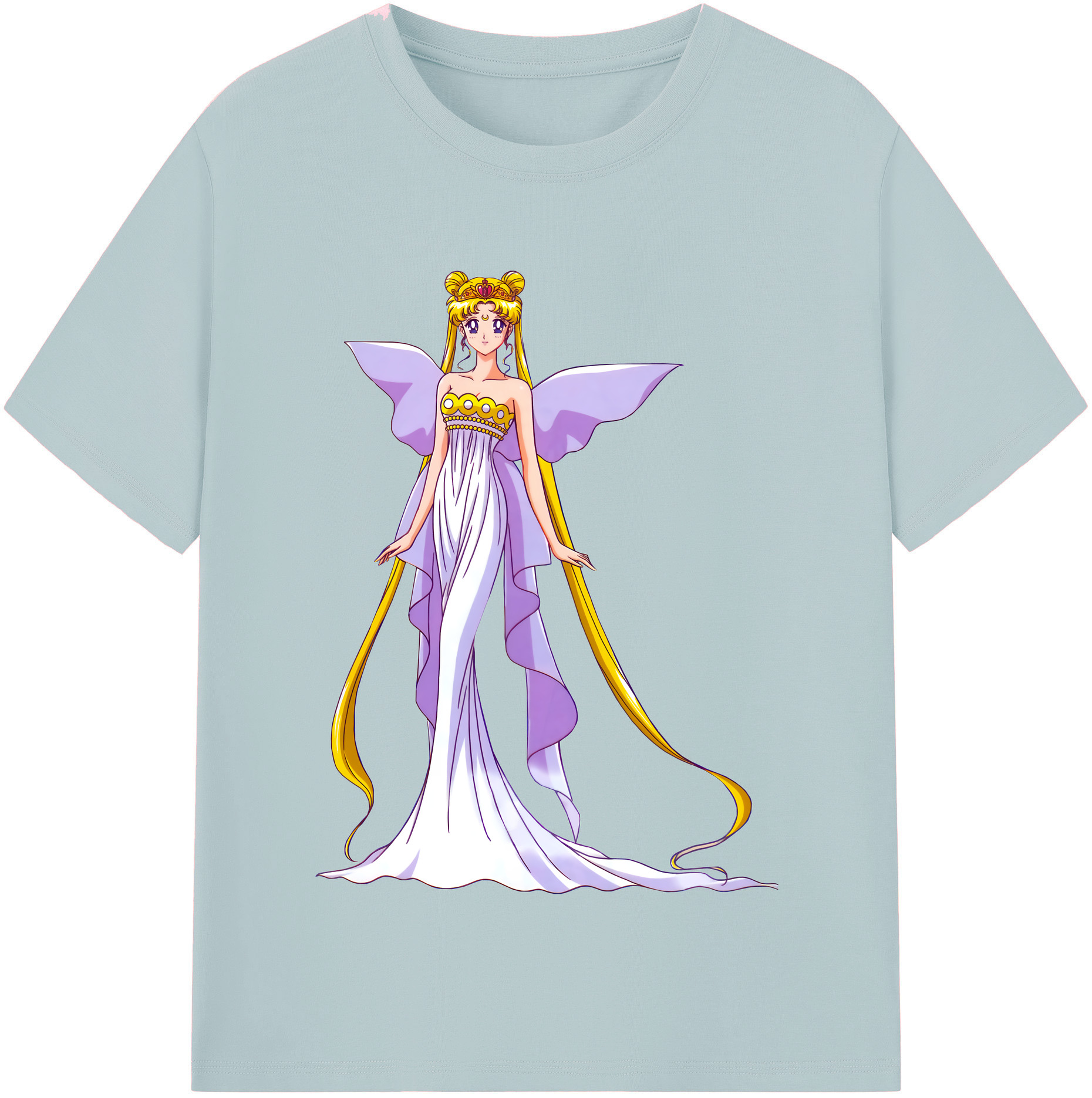 （画像用） 美少女戦士セーラームーン 愛野 美奈子 あいの みなこ Sailor Moon Aino Minako 綿100％半袖Tシャツ（フロントプリント）